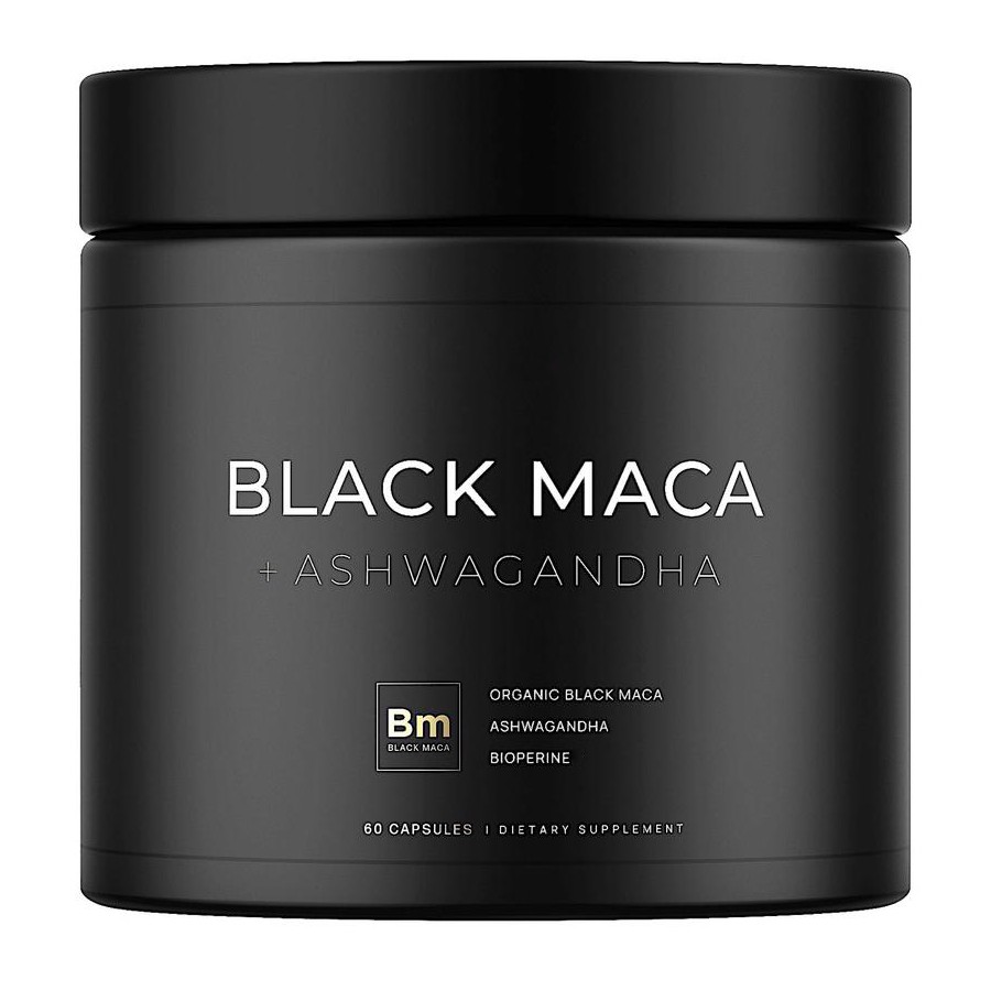 Maca preta Ashwagandha suplemento dietético Blend Nature's Blend