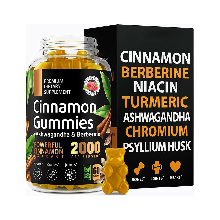 Gummies de canela premium Apoio ao açúcar no sangue da natureza para vida vibrante