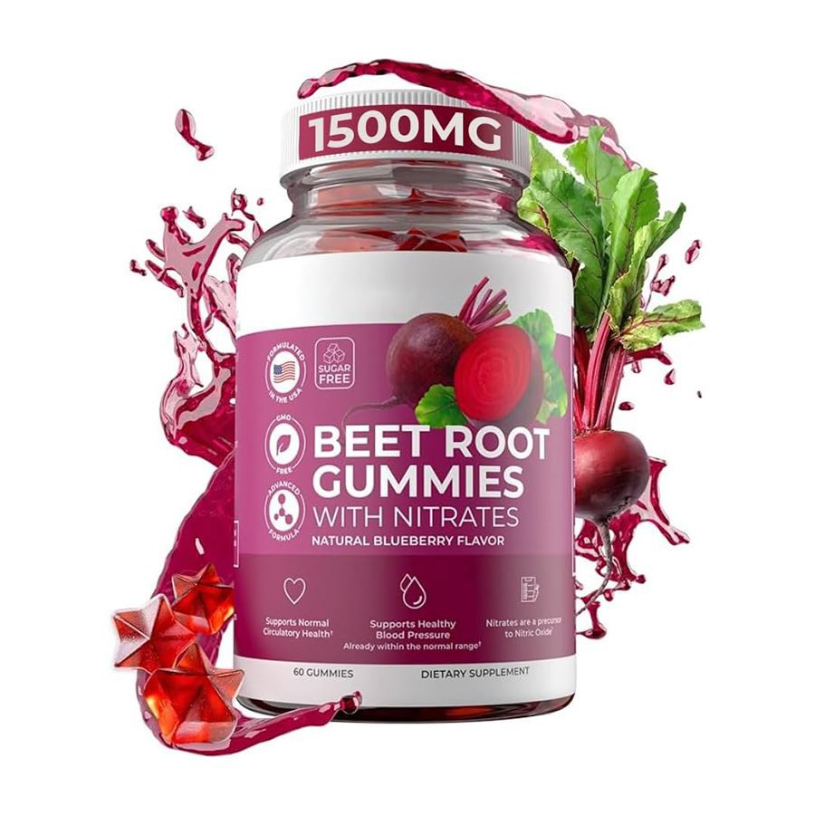 PurePremium Beet Root Gummies com nitratos: um impulso natural para o bem -estar circulatório