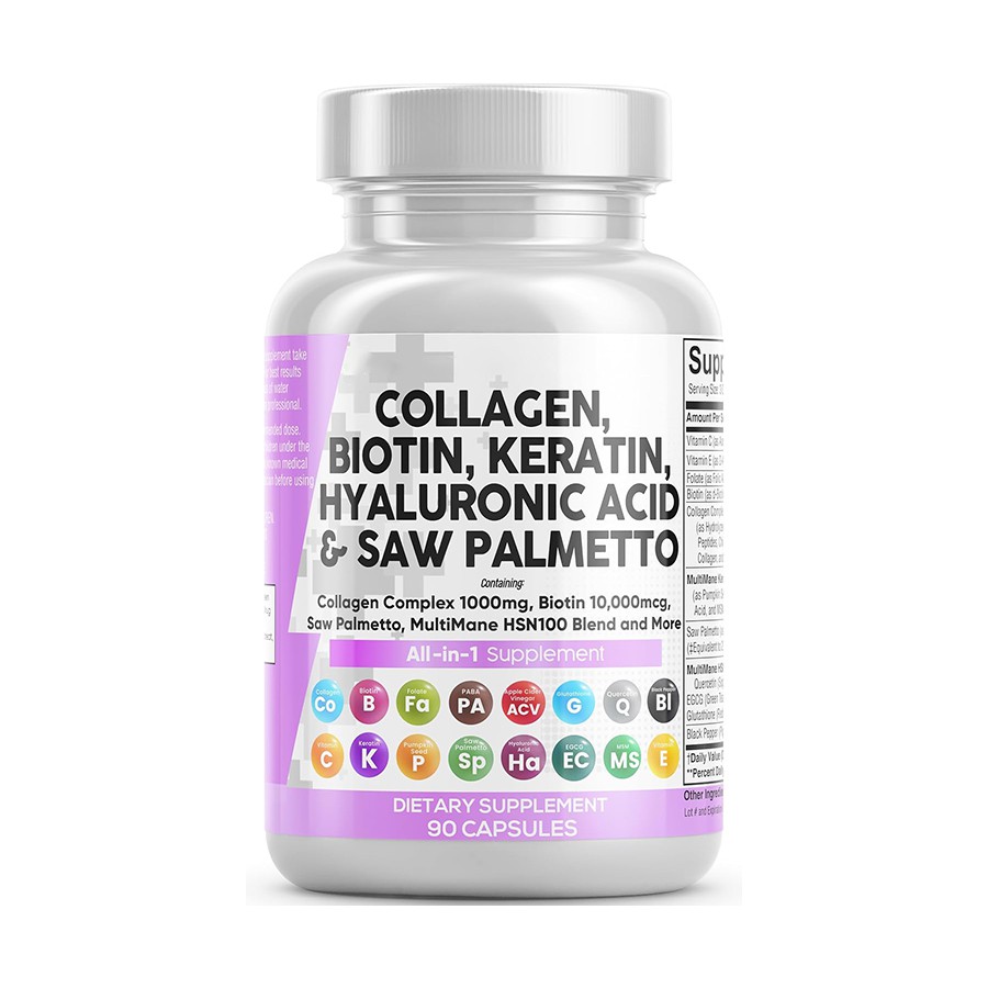 Suplemento Ultimate All in One para cabelos e unhas de pele